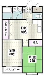 アベニュー二俣川の物件間取画像